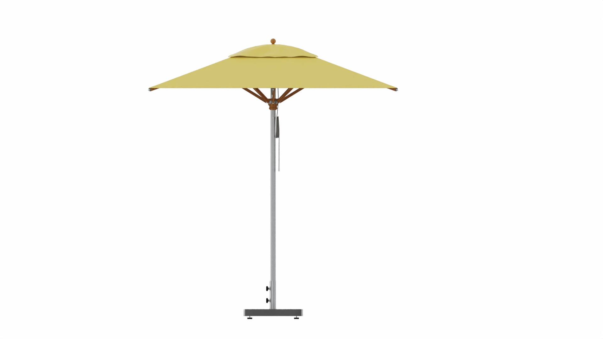 Trend Sonnenschirm Limone mit Bodenplatte Ø 250cm